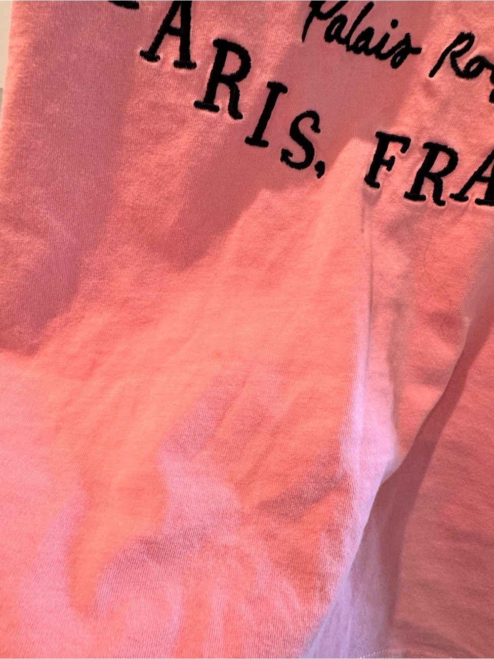 Maison Kitsuné by Olympia Le Tan Palais Royal in bubble gum pink - Picture 3 of 5